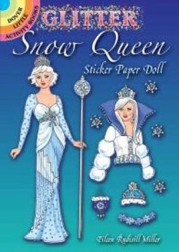 Cover image for Glitter Snow Queen Sticker Paper Doll