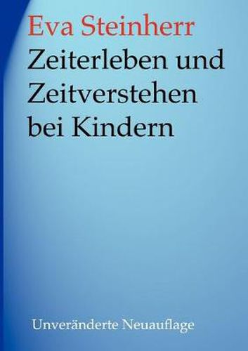 Cover image for Zeiterleben und Zeitverstehen bei Kindern