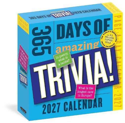 Cover image for 365 Days of Amazing Trivia Page-A-Day (R) Calendar 2027