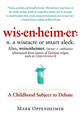 Cover image for Wisenheimer: A Childhood Subject to Debate