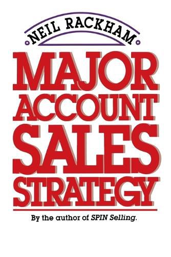 Cover image for Major Account Sales Strategy (PB)