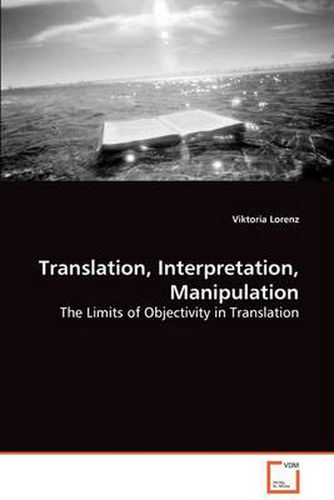 Cover image for Translation, Interpretation, Manipulation