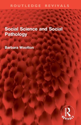 Cover image for Social Science and Social Pathology