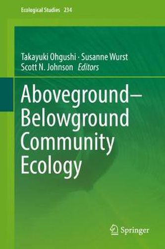 Cover image for Aboveground-Belowground Community Ecology