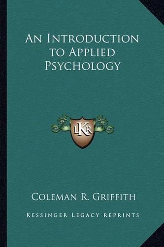 Cover image for An Introduction to Applied Psychology