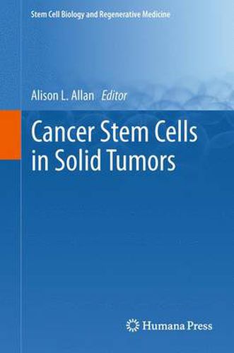 Cover image for Cancer Stem Cells in Solid Tumors