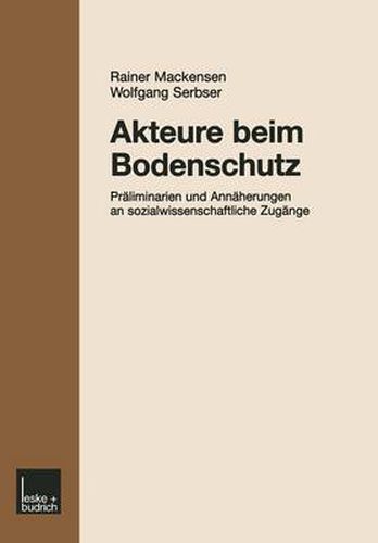 Cover image for Akteure Beim Bodenschutz