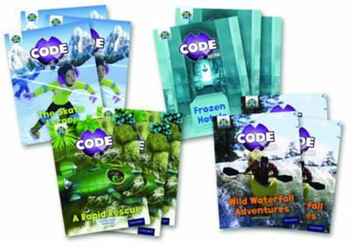 Cover image for Project X CODE Extra: Orange Book Band, Oxford Level 6: Fiendish Falls and Big Freeze, Mixed Pack of 4