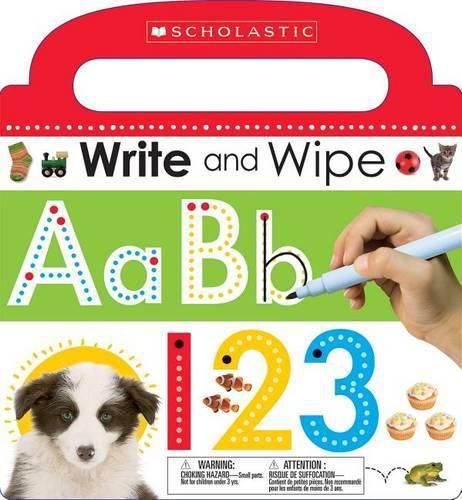 Cover image for Write and Wipe ABC 123: Scholastic Early Learners (Write and Wipe)