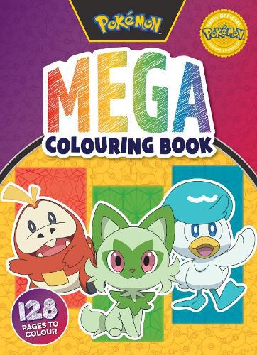 Cover image for Pokemon: Mega Colouring Book (Featuring Paldea Region)