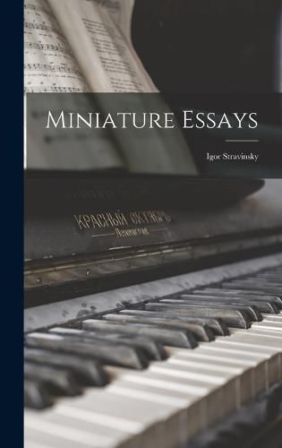 Cover image for Miniature Essays
