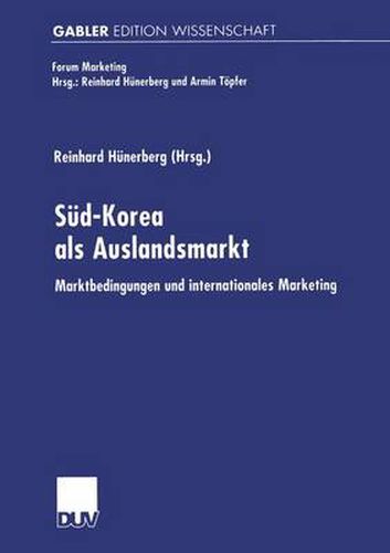 Cover image for Sud-Korea als Auslandsmarkt