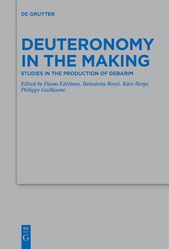 Cover image for Deuteronomy in the Making