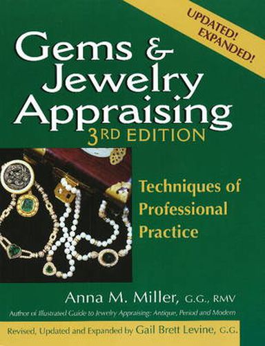 Cover image for Gems & Jewelry Appraising (3rd Edition): Techniques of Professional Practice