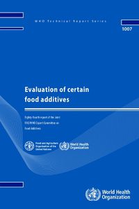 Cover image for Evaluation of Certain Food Additives: Eighty-fourth Report of the Joint FAO/WHO Expert Committee on Food Additives