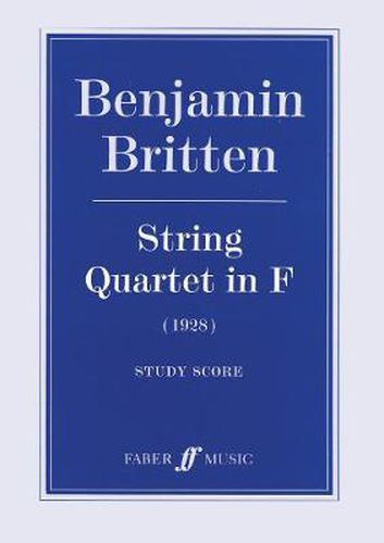 String Quartet in F: (Score)