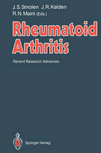 Cover image for Rheumatoid Arthritis: Recent Research Advances