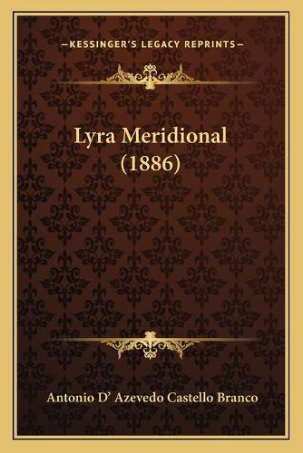 Cover image for Lyra Meridional (1886)