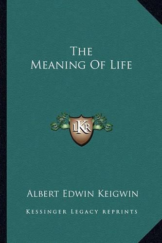 Cover image for The Meaning of Life