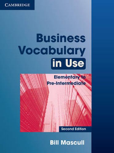 Cover image for Business Vocabulary in Use Elementary to Pre-intermediate with Answers