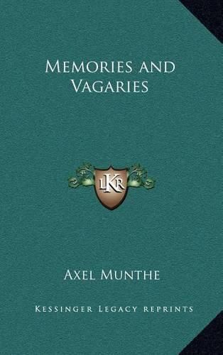 Cover image for Memories and Vagaries