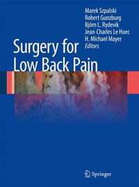 Cover image for Surgery for Low Back Pain