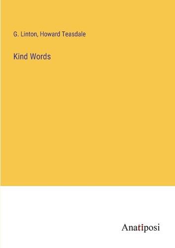 Cover image for Kind Words