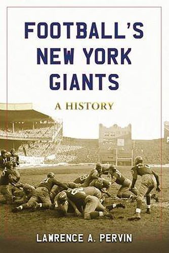 Cover image for Football's New York Giants: A History