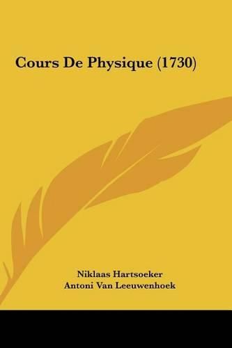 Cover image for Cours de Physique (1730)