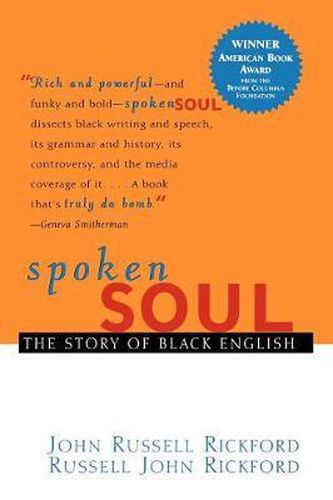 Cover image for Spoken Soul: The Story of Black English