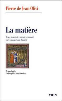 Cover image for La Matiere