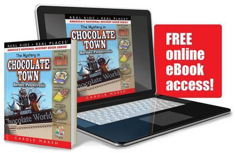 Cover image for The Mystery in Chocolate Town: Hershey, Pennsylvania