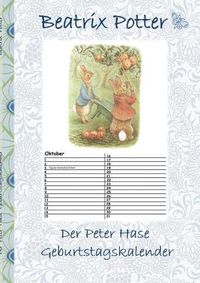 Cover image for Der Peter Hase Geburtstagskalender: Immerwahrender Kalender mit Motiven von Peter Hase