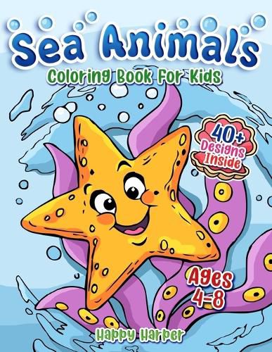 Cover image for Sea Animals Coloring Book