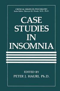 Cover image for Case Studies in Insomnia