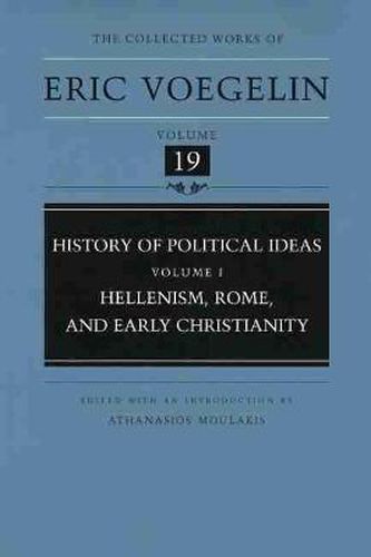 History of Political Ideas (CW19): Hellenism, Rome and Early Christianity