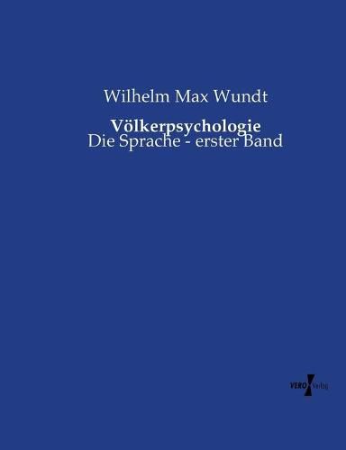 Cover image for Voelkerpsychologie: Die Sprache - erster Band