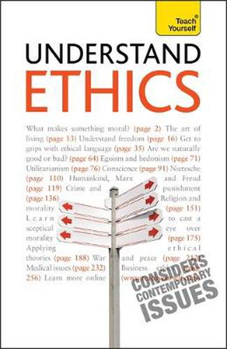 Cover image for Understand Ethics: Teach Yourself: Making Sense of the Morals of Everyday Living