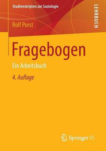 Cover image for Fragebogen: Ein Arbeitsbuch