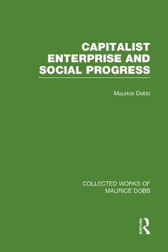 Cover image for Capitalist Enterprise and Social Progress