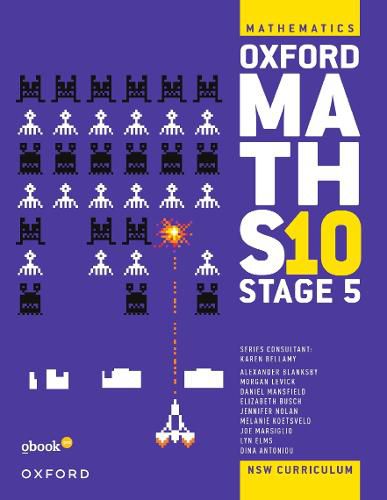 Cover image for Oxford Maths 10 Stage 5 Student Book+obook pro