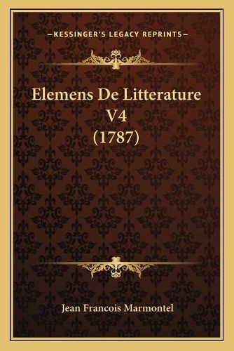 Elemens de Litterature V4 (1787)