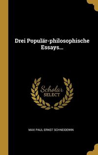 Cover image for Drei Populaer-philosophische Essays...