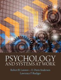 Cover image for Psychology and Systems at Work