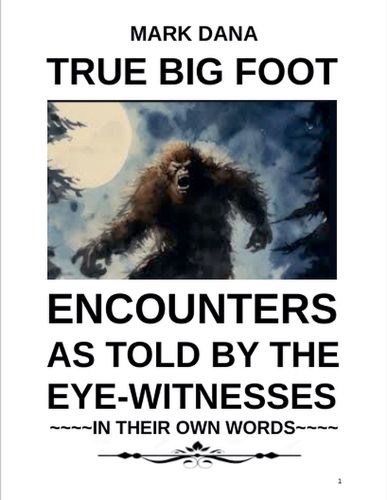Cover image for True Big Foot Encounters As Told By The Eye-Witnesses In Their Own Words