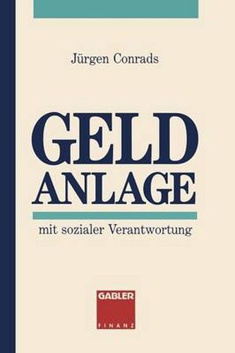 Cover image for Geld Anlage: Mit Sozialer Verantwortung