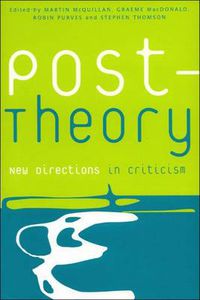 Cover image for Post-theory: New Directions in Criticism