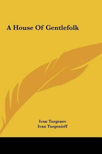 Cover image for A House of Gentlefolk