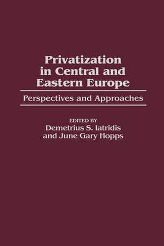 Privatization in Central and Eastern Europe: Perspectives and Approaches