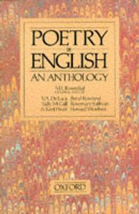 Cover image for Poetry in English: An Anthology